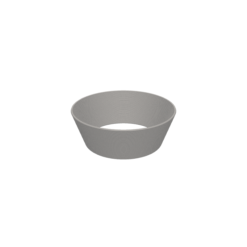 Circular stacked layers — final result